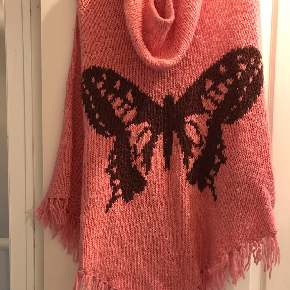COPY - Jessie May Poncho with hood.